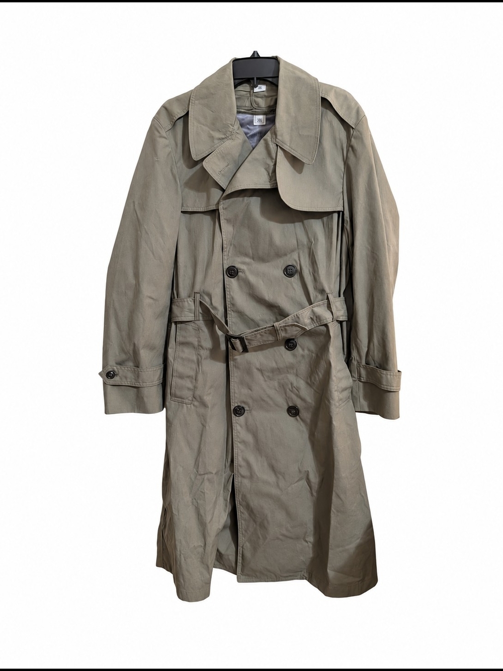 Women’s Classic Khaki Trench Coat with Belt